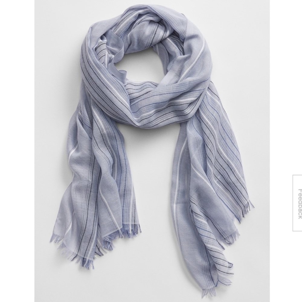 Gap Pure Blue Print Scarf